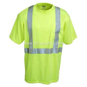 Men's Hi-Visibility Yellow Short Sleeve Shirt